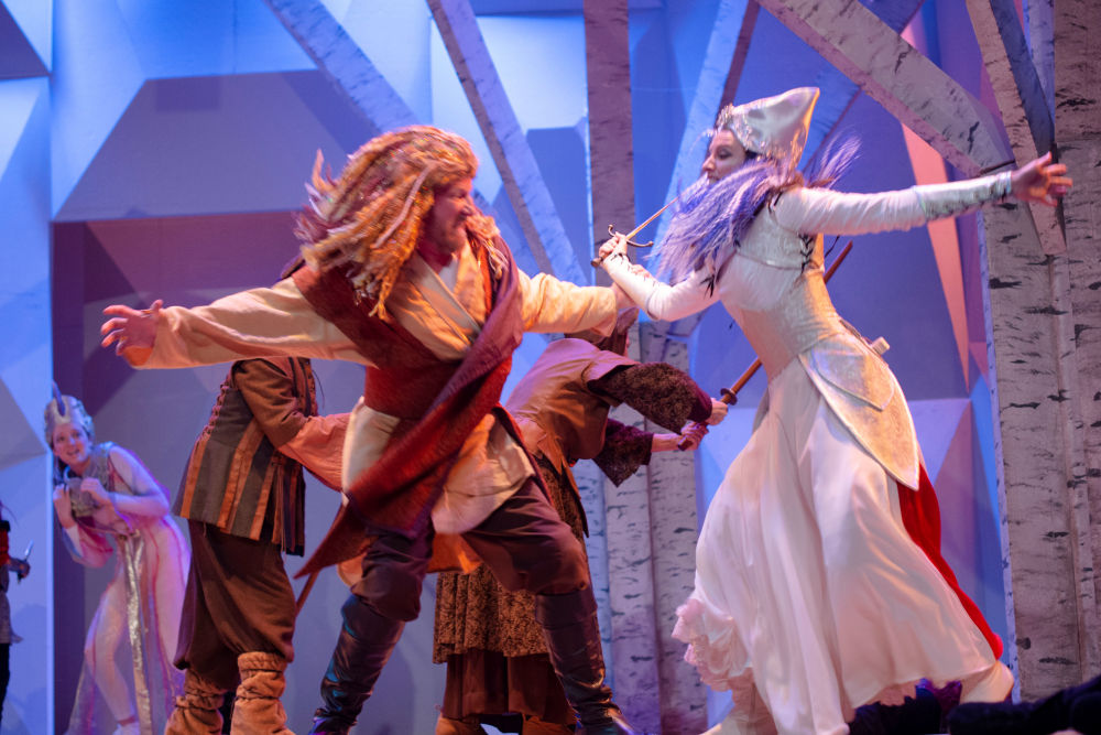 Scene from The Lion The Witch and The Wardrobe. Photo by Tyler Cunningham.