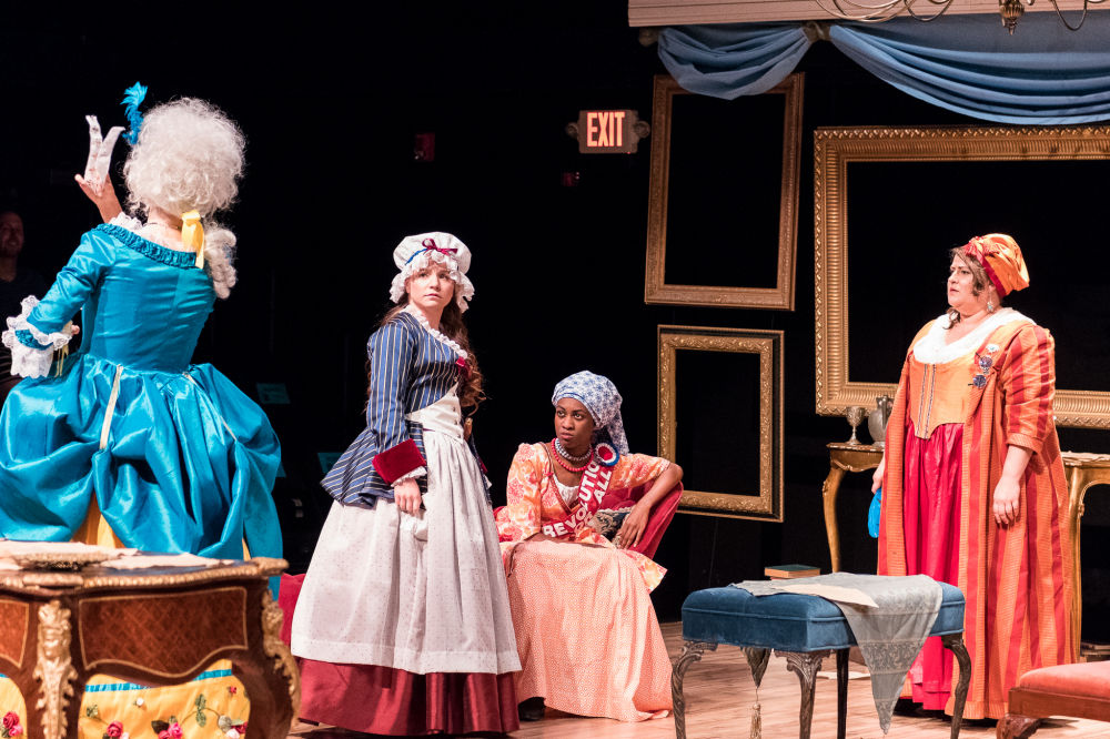 Scene from The Revolutionists. Photo by Gus Samarco.