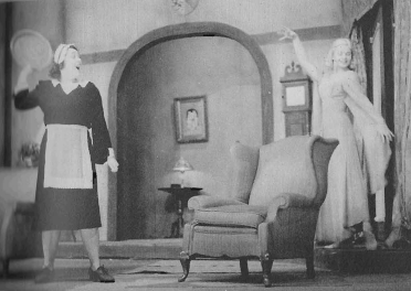 Scene from Blithe Spirit (1945-1946).