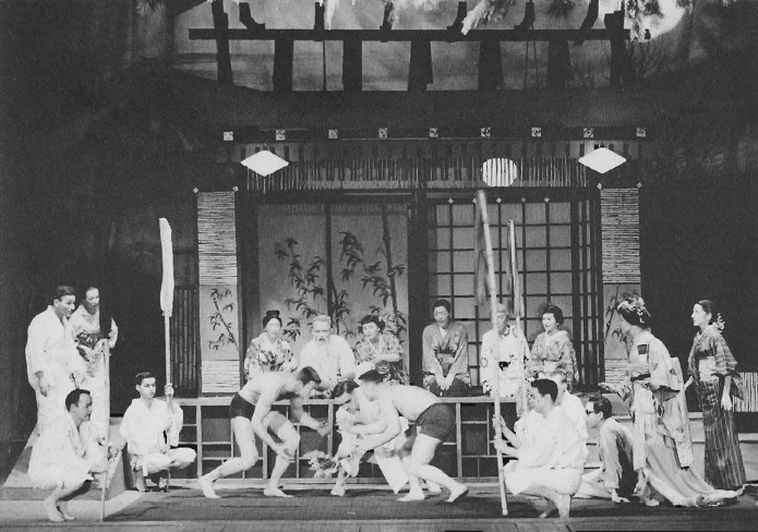 Scene from The Teahouse Of The August Moon (1956-1957).