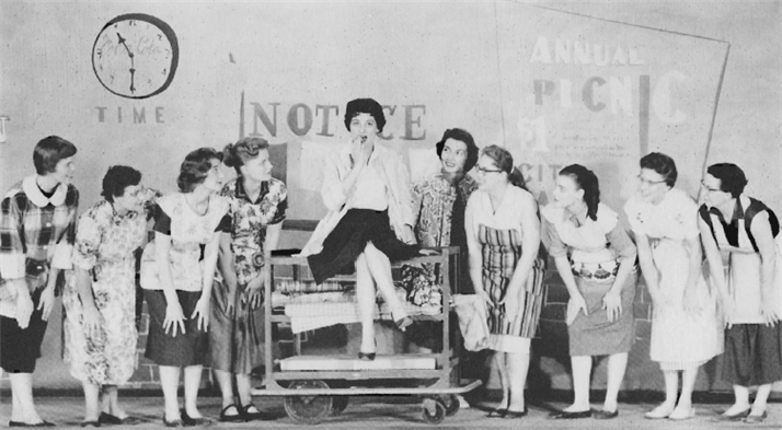 The Pajama Game, Raleigh Little Theatre's first musical (1957-1958)
