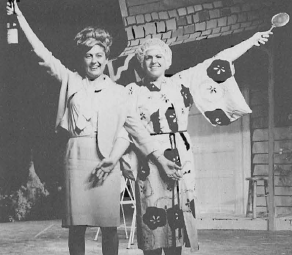 Barbara Mitchell, left, and Doris Boggs in Riverwind (1965-1966)