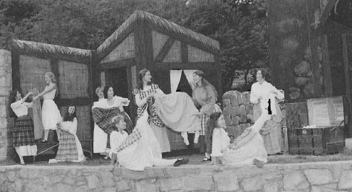 From the amphitheatre production of Brigadoon (1980-1981)