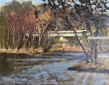A Dam Painting by Beth Barger