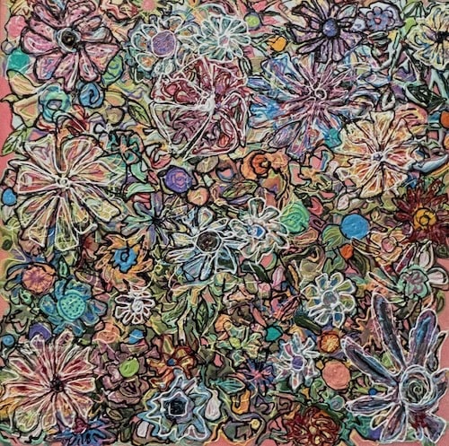 Faux Flowers by Jean Corbett