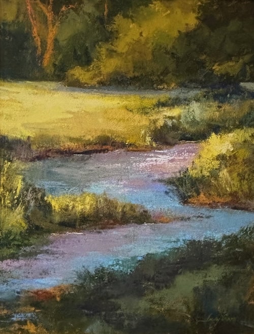 Spring Stream by Judy Crane