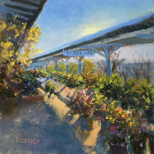 Perennials painting by Beth Barger